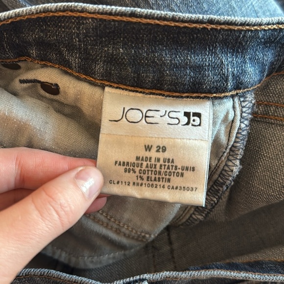 Joes cropped straight leg medium wash denim jeans size 29 - Picture 6 of 10